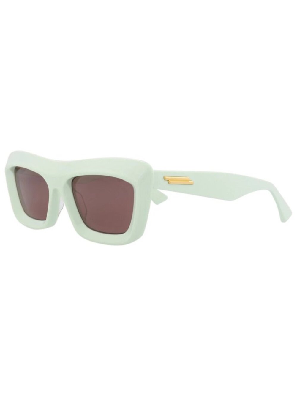 New Bottega Veneta Women's Sunglasses Square Rectangle Recycled Acetate Frame
